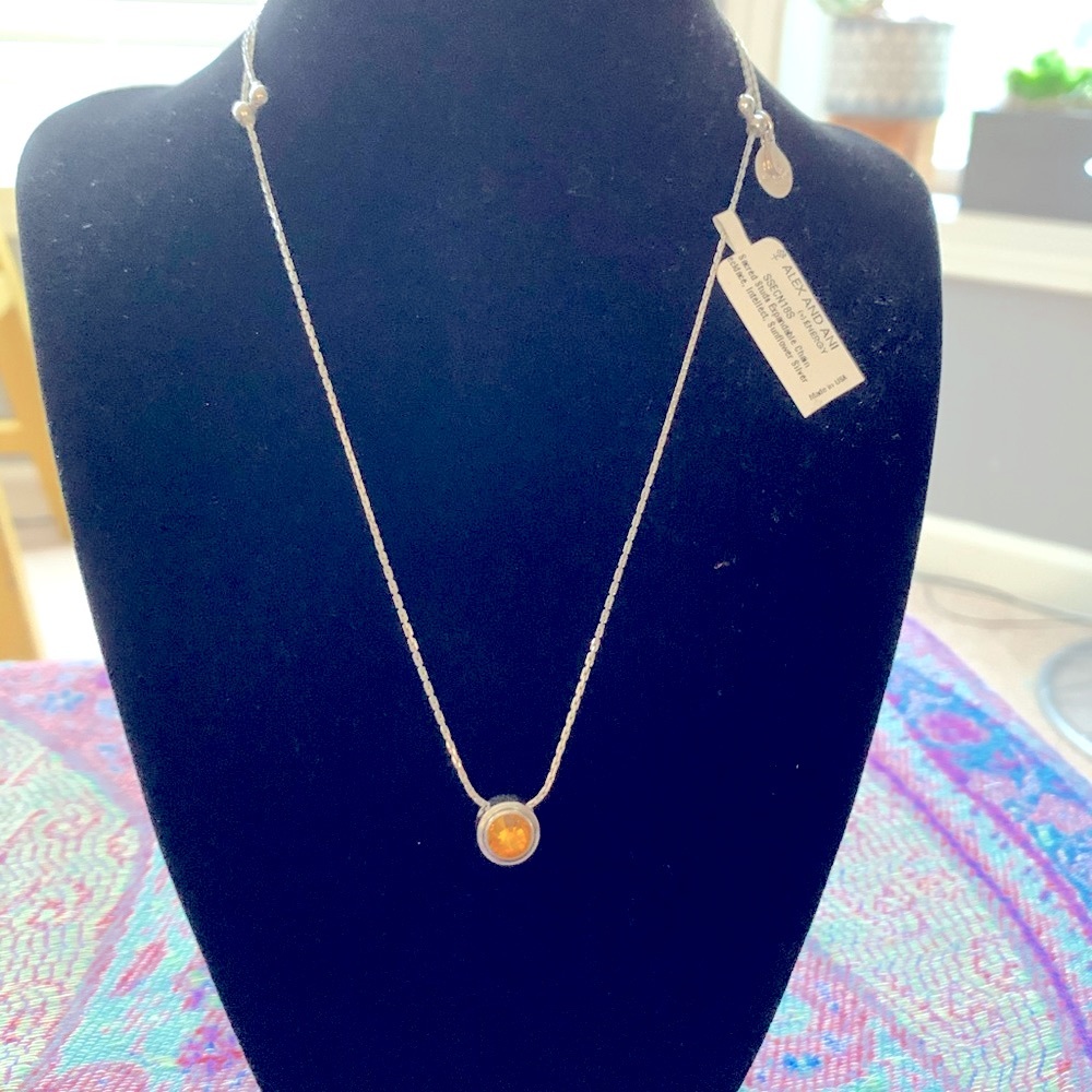 Alex and Ani NWT sterling silver necklace